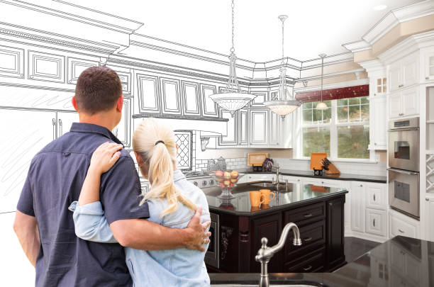 Custom kitchen cabinets installed in a National Park home